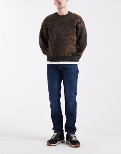 Weft - Jean classique stretch - Délavage foncé - Only & Sons - Modalova