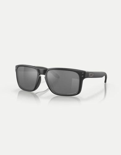 Holbrook™ - Occhiali da sole squadrati opaco con lenti polarizzate grigie a specchio - Oakley - Modalova