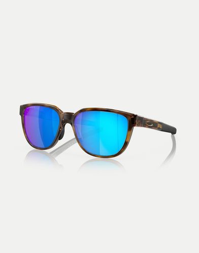 Actuator - Occhiali da sole rettangolari tartarugato con lenti polarizzate blu specchiate - Oakley - Modalova