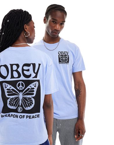 T-shirt unisex con grafica "Weapon Of Peace" - Obey - Modalova