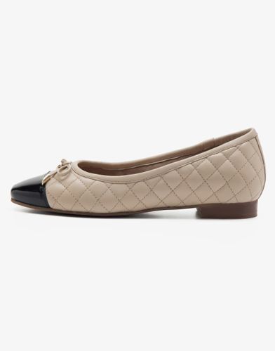 Sloane - Ballerine basse beige in pelle - Off The Hook - Modalova