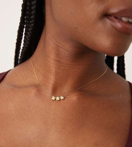 Cross Trio Thread - Collana placcata 18 k - Orelia - Modalova