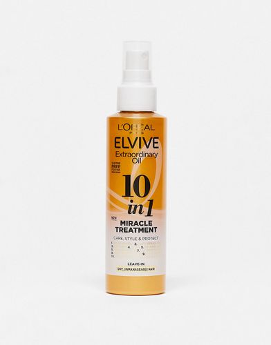L'Oréal Paris - Elvive Extraordinary Oil 10 in 1 Miracle Treatment - Spray senza risciacquo per capelli secchi e ribelli 150 ml - L'Oreal - Modalova