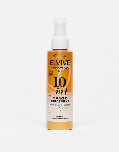 L'Oréal Paris - Elvive Extraordinary Oil 10 in 1 Miracle Treatment - Spray senza risciacquo per capelli secchi e ribelli 150 ml - L'Oreal - Modalova