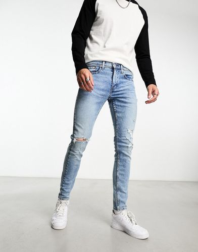 Jeans skinny affusolati lavaggio azzurro invecchiato - Levi's - Modalova