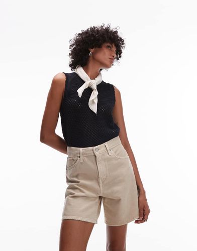 Short en jean coupe baggy à taille haute - Écru - Levi's - Modalova