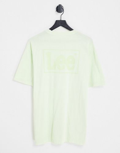 T-shirt ampia slavato con logo - Lee - Modalova
