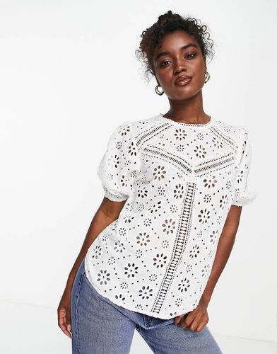 Lipsy - Top in pizzo bianco - Lipsy - Modalova