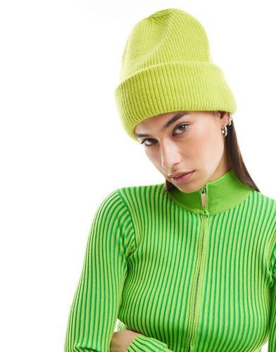 Monki - Cappello in maglia verde - Monki - Modalova