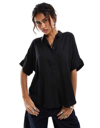 Blusa oversize squadrata nera - Monki - Modalova