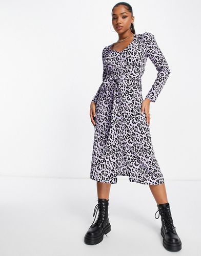 Vestito midi animalier - Monki - Modalova