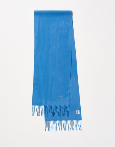 Moschino - Sciarpa blu in lana - Moschino - Modalova