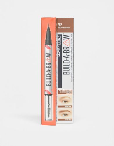 Build-A-Brow, 2 Easy Steps - Matita e gel per sopracciglia - Medium Brown - Maybelline - Modalova