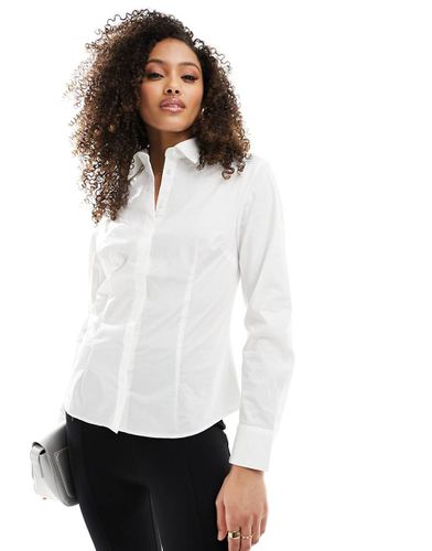 Mango - Camicia slim bianca-Bianco - Mango - Modalova