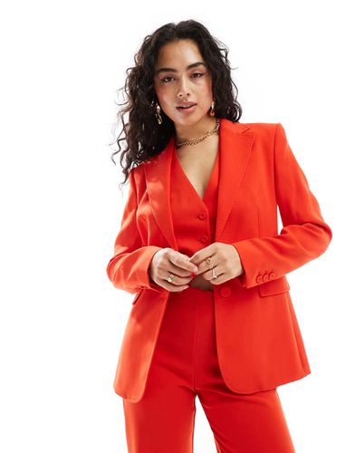 Mango - Blazer rosso in coordinato - Mango - Modalova