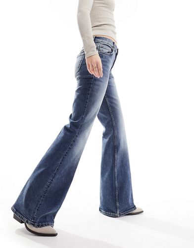 Jeans a zampa con parte anteriore slavata - Mango - Modalova