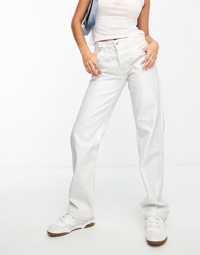 Jeans dritti metallizzato - Mango - Modalova