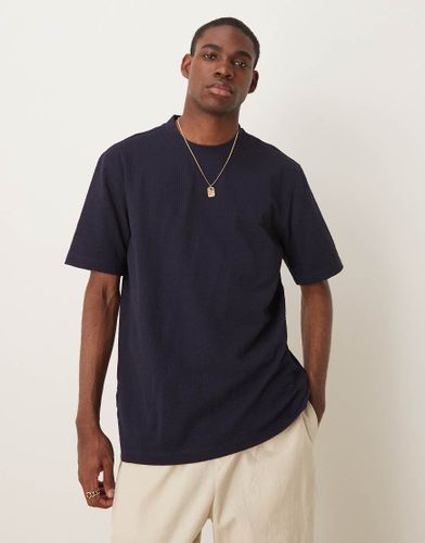 T-shirt coupe classique en crépon - Mango - Modalova