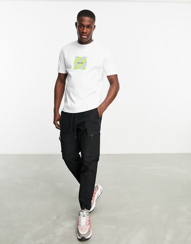 Chevron - T-shirt bianca con riquadro del logo - Marshall Artist - Modalova