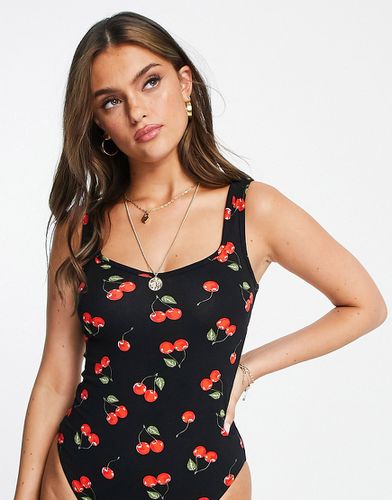 Body con scollo a cuore - Miss Selfridge - Modalova