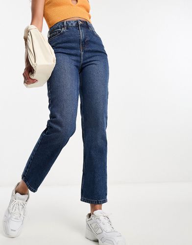 Jeans dritti lavaggio scuro - Miss Selfridge - Modalova