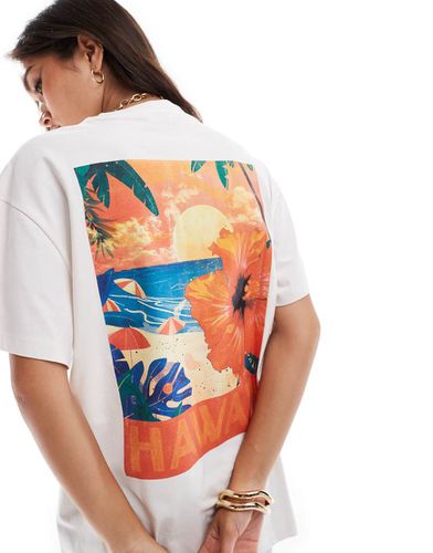 T-shirt oversize con grafica "Hawaii" - Miss Selfridge - Modalova