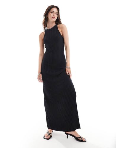 Vestito midi a coste allacciato al collo - Miss Selfridge - Modalova