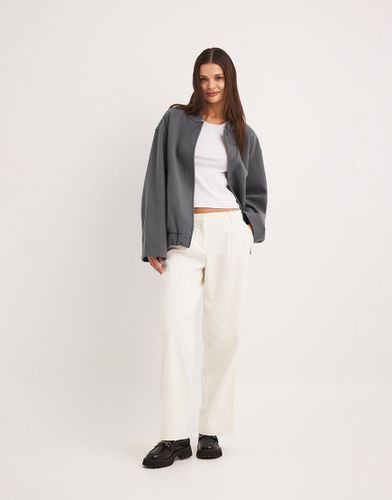 Giacca bomber in jersey mélange - NA-KD - Modalova