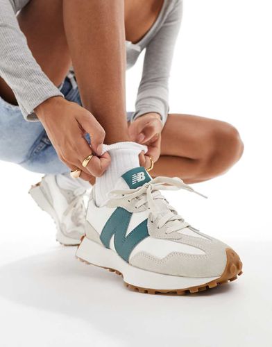 Sneakers con suola in gomma color e verde abete - New Balance - Modalova