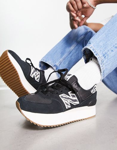 Sneakers nere con stampa animalier - New Balance - Modalova