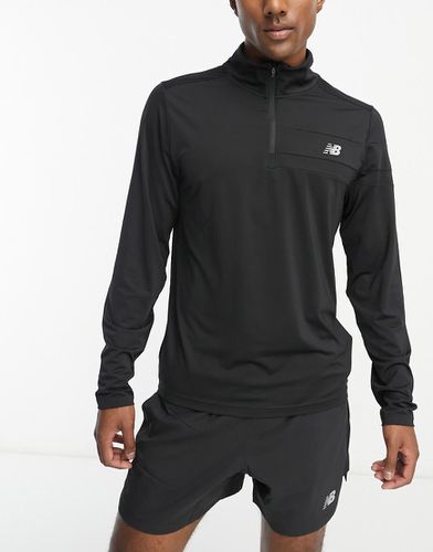 Accelerate - Top con zip corta - New Balance - Modalova