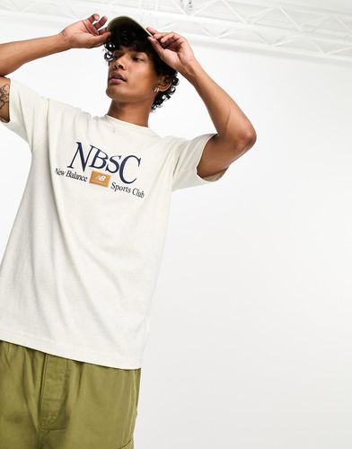 Athletics NB Sports Club - T-shirt beige - New Balance - Modalova