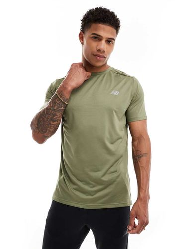 Run - T-shirt oliva - New Balance - Modalova