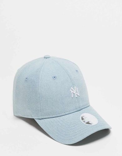 Twenty NY Yankees - Cappellino in denim slavato con logo piccolo - New Era - Modalova