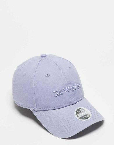 Twenty - Cappellino slavato con scritta "No Worries" - New Era - Modalova