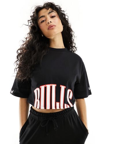 Chicago Bulls - T-shirt corta nera - New Era - Modalova