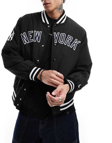 NY Yankees - Giacca bomber nera stile college con logo - New Era - Modalova