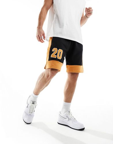 Pantaloncini da basket neri - New Era - Modalova