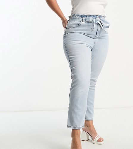 New Look Curve - Jeans a vita alta medio - New Look Plus - Modalova