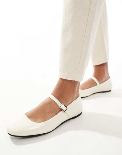 Ballerine Mary Jane basse crema - New Look - Modalova