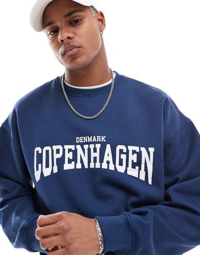 Felpa con scritta "Copenhagen" - New Look - Modalova