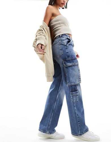 Jeans cargo lavaggio vintage - New Look - Modalova