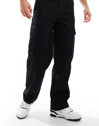 Pantaloni cargo neri in ripstop - New Look - Modalova