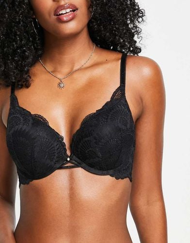 Reggiseno push-up in pizzo - New Look - Modalova