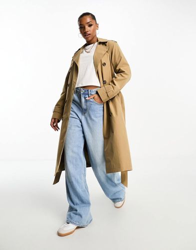 Trench color cammello - New Look - Modalova