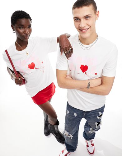 T-shirt unisex bianca con stampa grafica "Heart and Sole" - Nike - Modalova