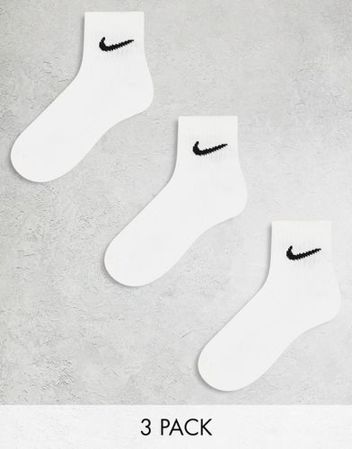 Everyday Cushioned - Confezione da 3 paia di calzini bianchi ammortizzati - Nike Training - Modalova