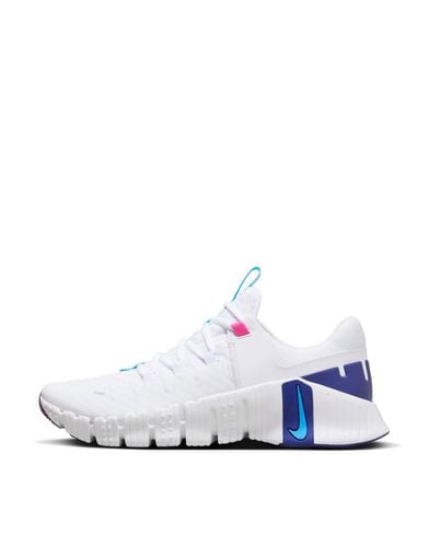 Free Metcon 5 - Sneakers bianche e blu - Nike Training - Modalova