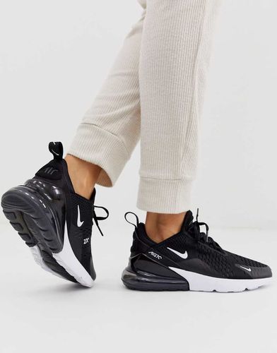 Air - Max 270 - Sneakers nere e bianche - Nike - Modalova