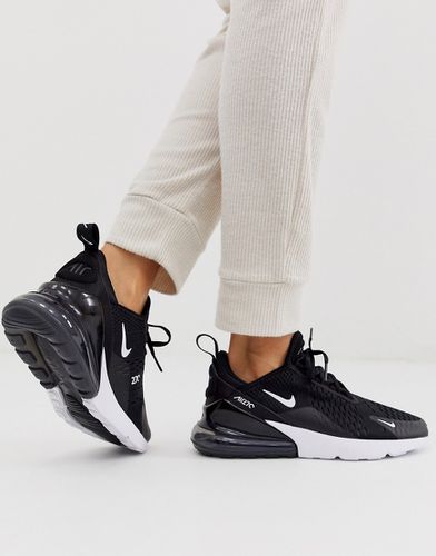 Air - Max 270 - Sneakers nere e bianche - Nike - Modalova